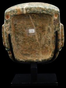 Ancient pre Columbian Mesoamerican Olmec Jade Mask - View 6