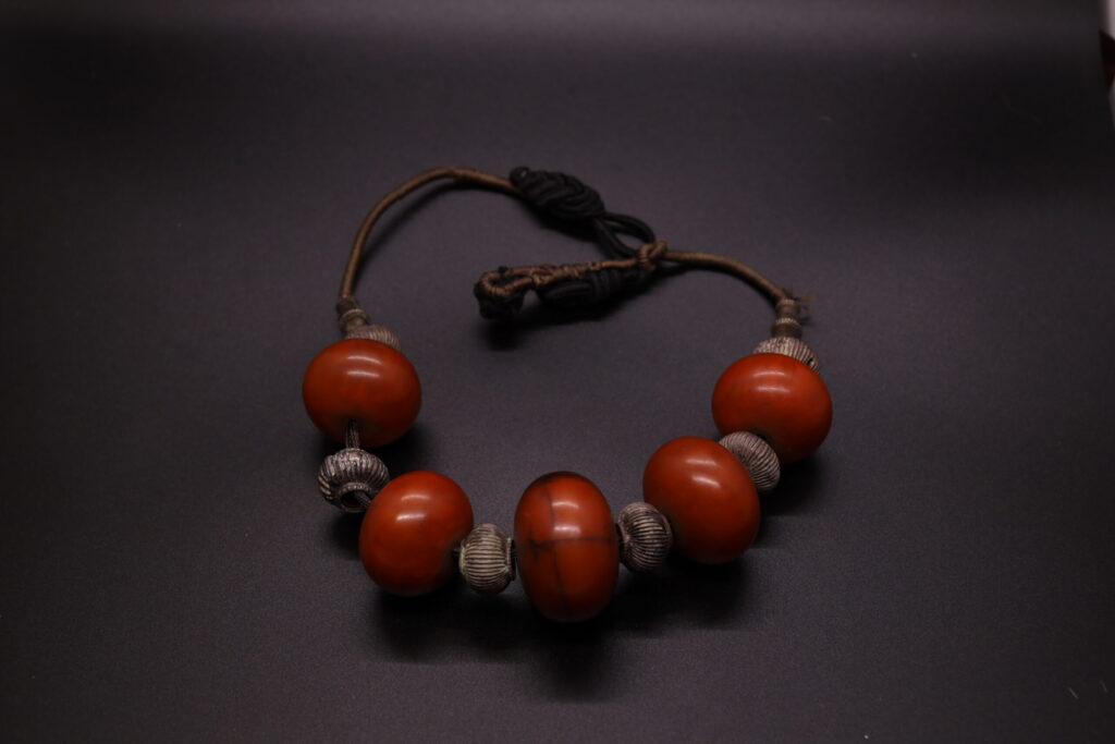 Amber Forms: Sculpted Bead Necklace