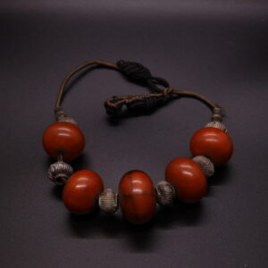 Amber Forms: Sculpted Bead Necklace