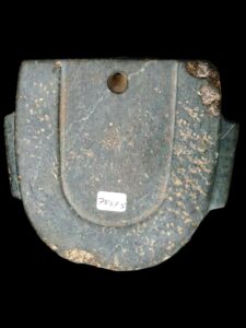 Ancient pre Columbian carved green Steatite Mask - View 5