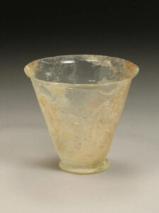 Ancient Roman Empire Glass Drinking Cup - View 2